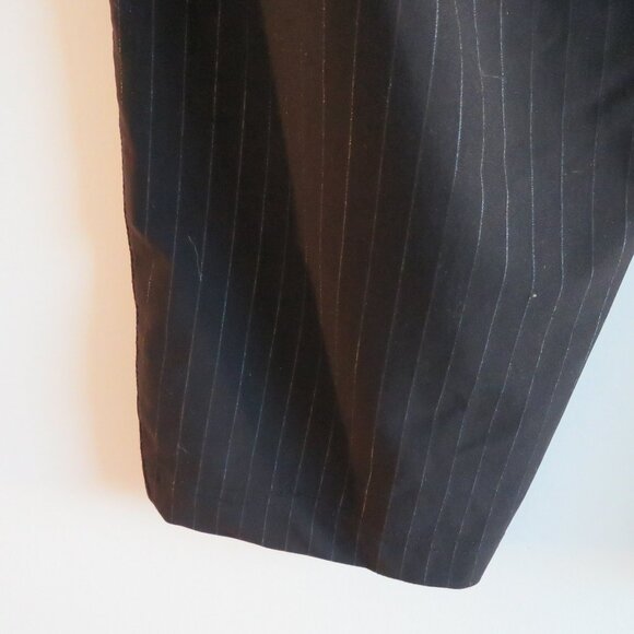 RAFFAELLO ROSSI Candy Pants in Black Pinstripe Travel Lounge Athleisure Sz 14 - Picture 13 of 14